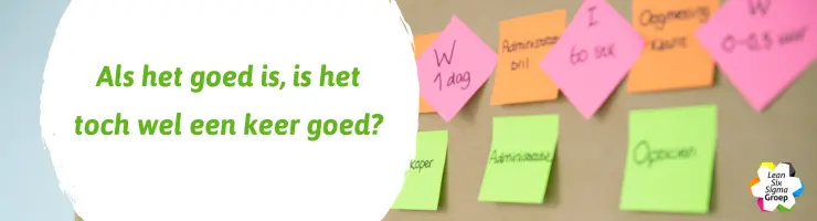 Banner als het goed is is het toch wel een keer goed