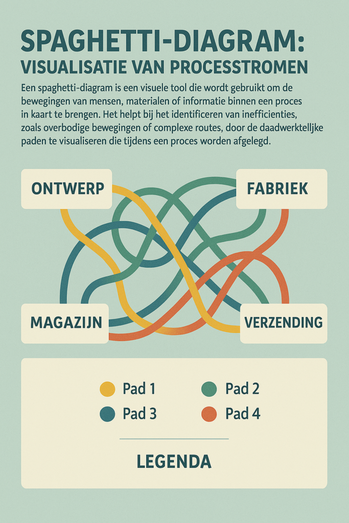 Voorbeeld Spaghetti Diagram