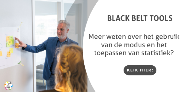 Volg de Black Belt opleiding om meer te leren over Modus en toepassen van statistiek